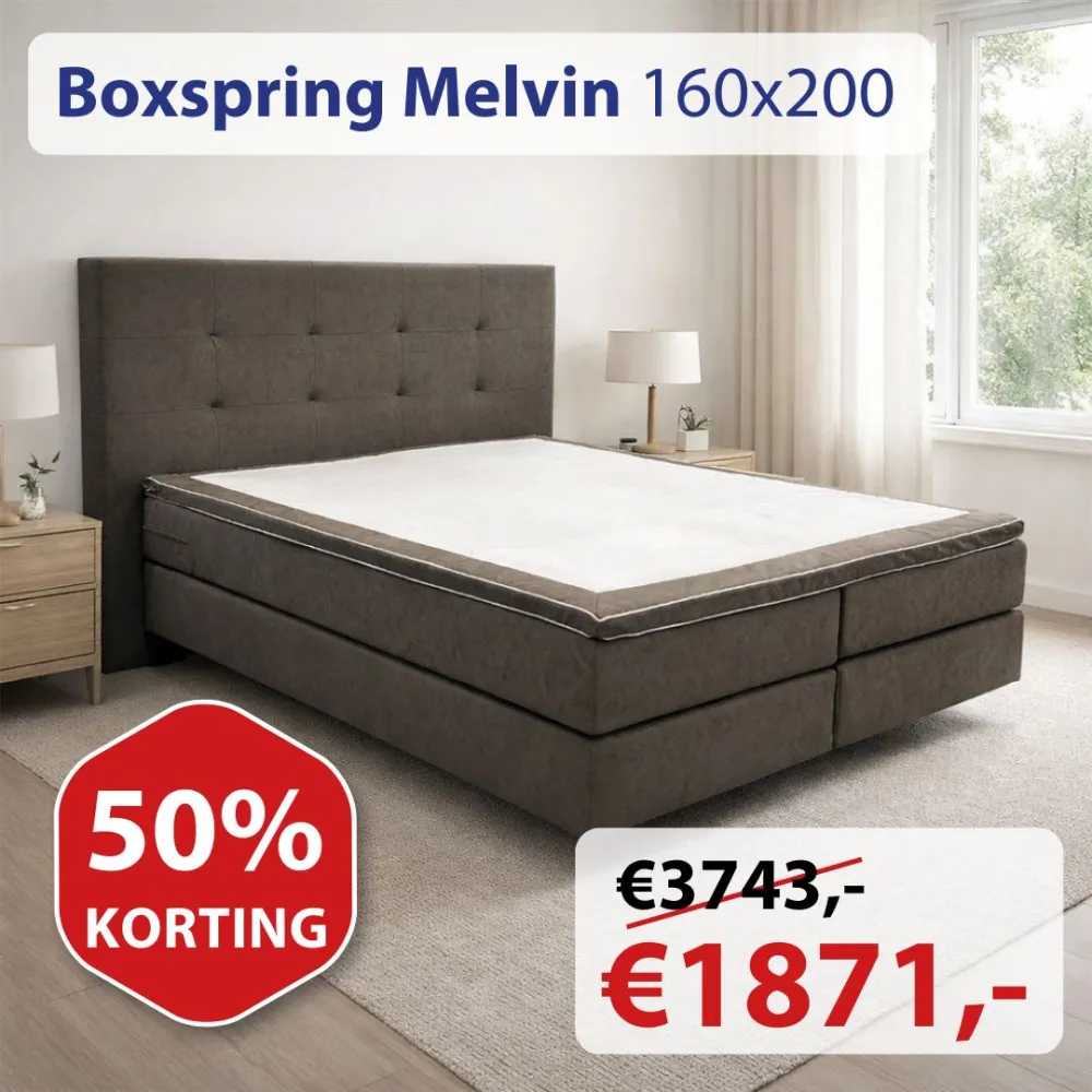 Boxspring Melvin 160x200